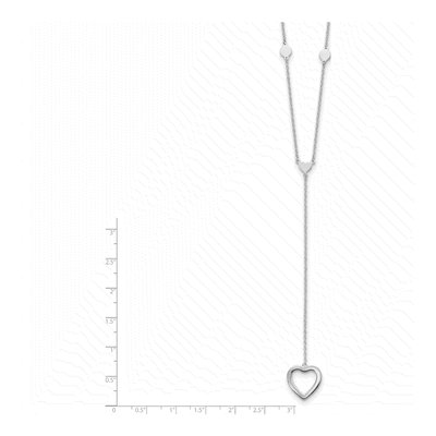 Sterling Silver Hearts Y-Necklace Pendant Necklace – view 5