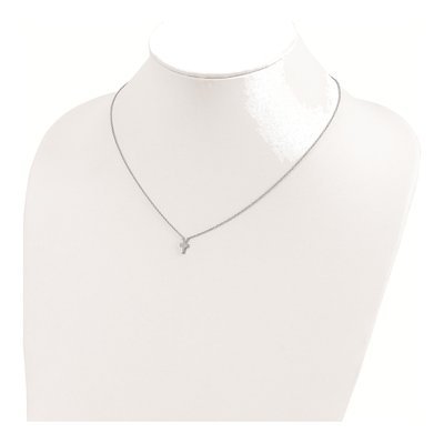 Sterling Silver Cross Pendant Necklace – view 4