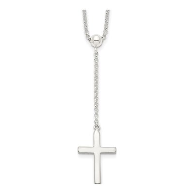 Sterling Silver Cross Pendant Necklace