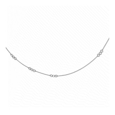 Sterling Silver 1.8mm Diamond-Cut Circles Rolo Chain – view 2