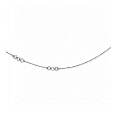 Sterling Silver 1.8mm Diamond-Cut Circles Rolo Chain