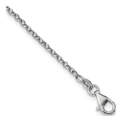 Sterling Silver Curved Bar Dangle Necklace – view 2