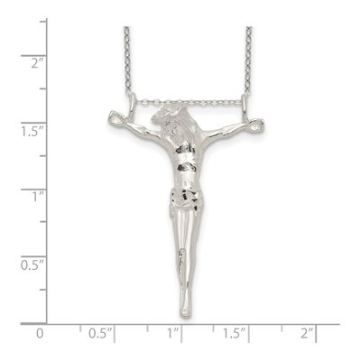 Sterling Silver Corpus Pendant Necklace – view 4
