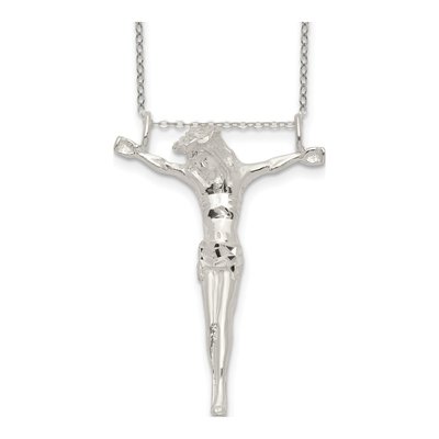 Sterling Silver Corpus Pendant Necklace