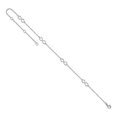 Sterling Silver Infinity Anklet – view 8