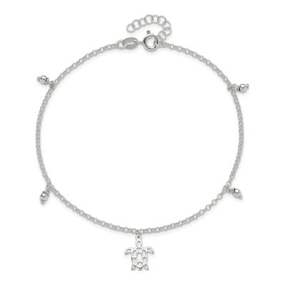 Sterling Silver Turtle Anklet – view 6