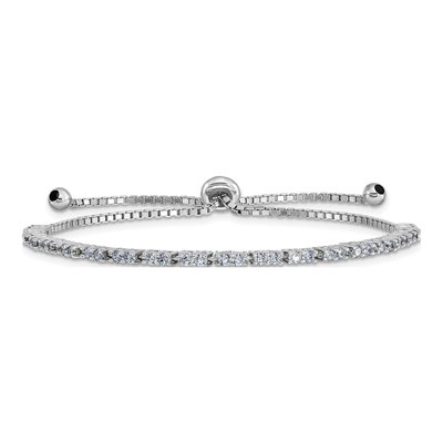 Sterling Silver CZ June Lavender Bracelet