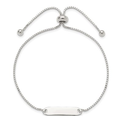 Sterling Silver Bar Adjustable Bracelet – view 3