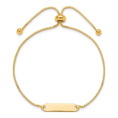 Gold-Plated Sterling Silver Bar Bracelet – view 3