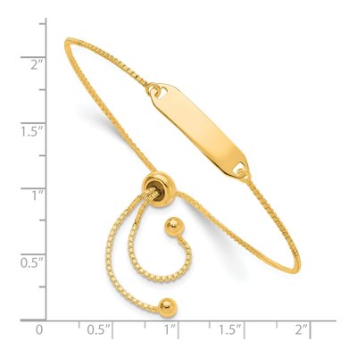 Gold-Plated Sterling Silver Bar Bracelet – view 4