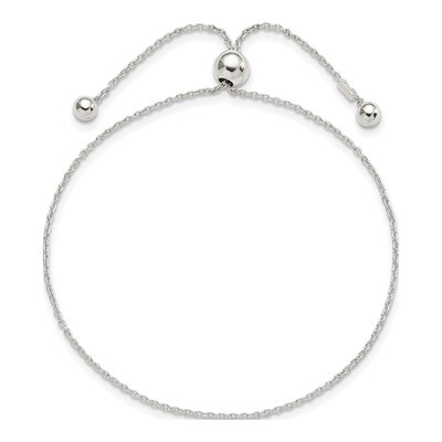 Sterling Silver Adjustable Fancy Bracelet – view 4