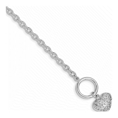 Sterling Silver Heart Bracelet