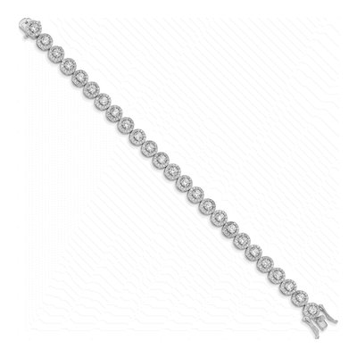 Sterling Silver CZ Tennis Bracelet – view 2