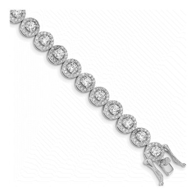 Sterling Silver CZ Tennis Bracelet