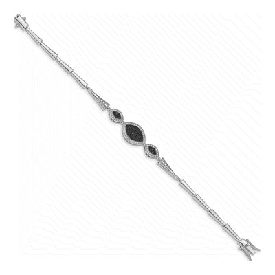Sterling Silver CZ Bracelet – view 2
