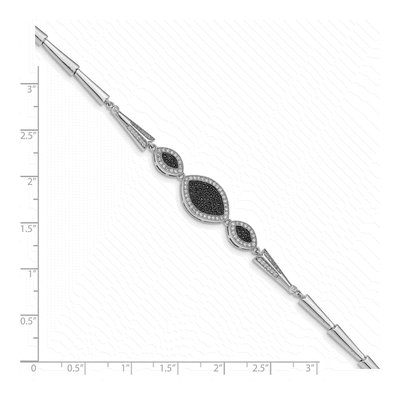 Sterling Silver CZ Bracelet – view 3