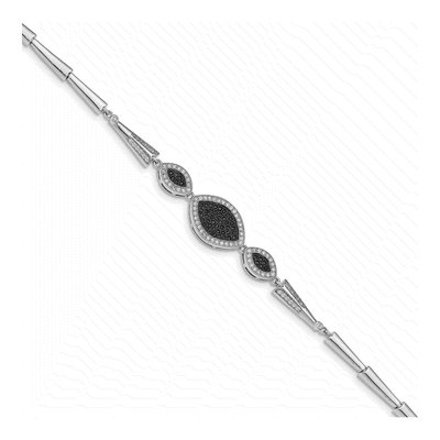 Sterling Silver CZ Bracelet