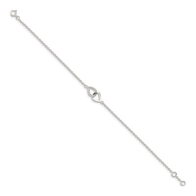 Sterling Silver CZ Bracelet – view 3