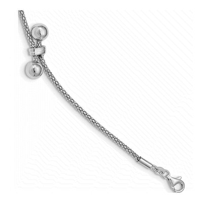 Sterling Silver Diamond-Cut Bracelet