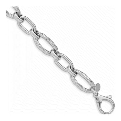 Sterling Silver 12.21mm Link Chain Bracelet