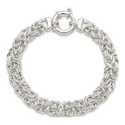 Sterling Silver Byzantine Bracelet – view 5