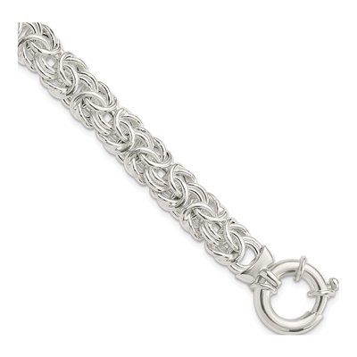 Sterling Silver Byzantine Bracelet