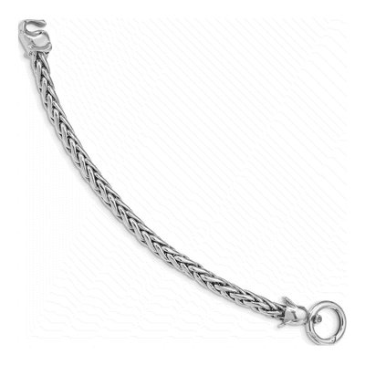 Sterling Silver Elephant Fancy Link Chain Bracelet – view 2