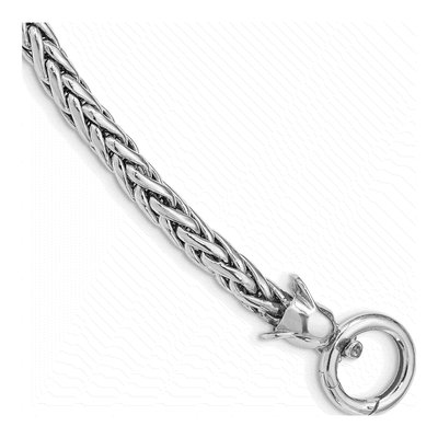 Sterling Silver Elephant Fancy Link Chain Bracelet