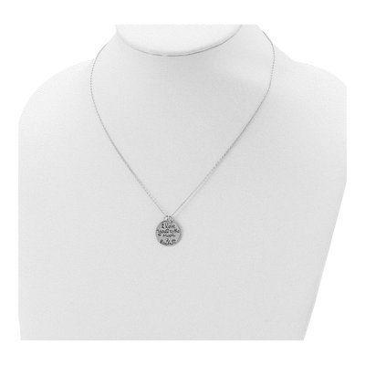 Sterling Silver Moon Back Necklace – view 5