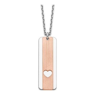 Sterling Silver Dogtag Pendant Necklace – view 6