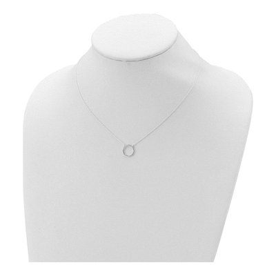 Sterling Silver Octagon Necklace – view 5