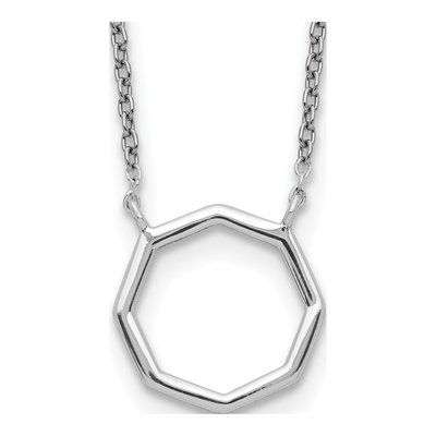 Sterling Silver Octagon Necklace