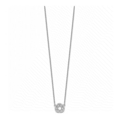 Sterling Silver CZ Star of David Pendant Necklace – view 3