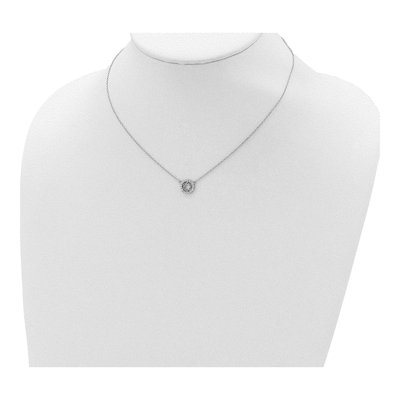 Sterling Silver CZ Star of David Pendant Necklace – view 5