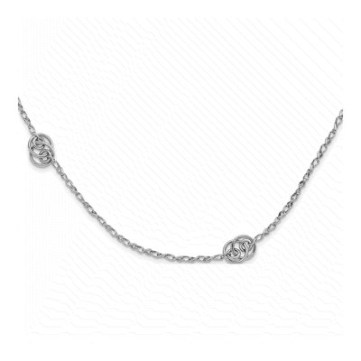 Sterling Silver Oval Link Necklace