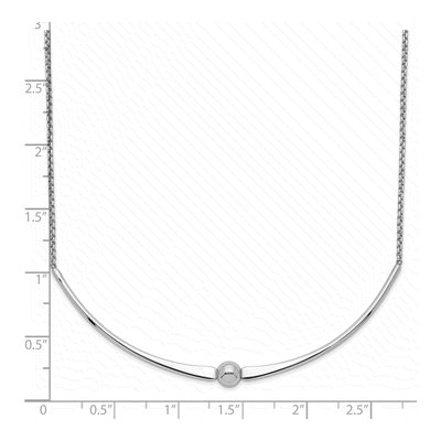 Sterling Silver 17.5" Rhodium-Plated Chain Necklace – view 5