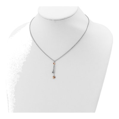 Sterling Silver Heart Necklace – view 5