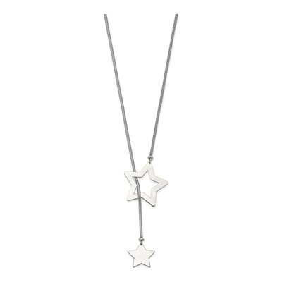 Sterling Silver Star Cable Wrap Pendant Necklace – view 3