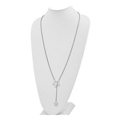 Sterling Silver Star Cable Wrap Pendant Necklace – view 4