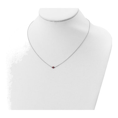 Sterling Silver Girls' Enamel Ladybug Pendant Necklace – view 5