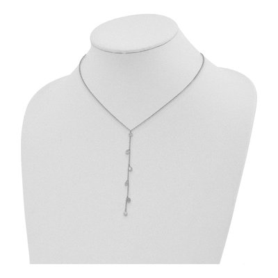 Sterling Silver CZ Dangle Necklace – view 4