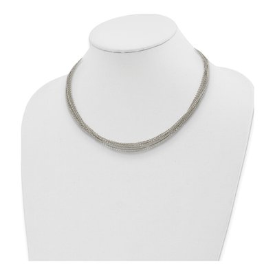 Sterling Silver 10mm Multi-Chain Fancy Link Chain – view 3
