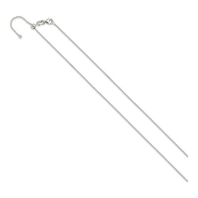 Sterling Silver 1.75mm Beaded Chain – view 3