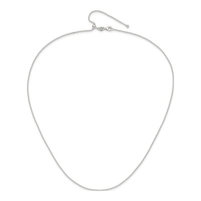 Sterling Silver 1.75mm Beaded Chain – view 5
