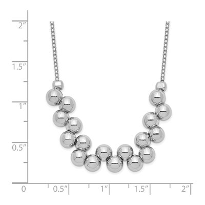 Sterling Silver Offset Necklace – view 2