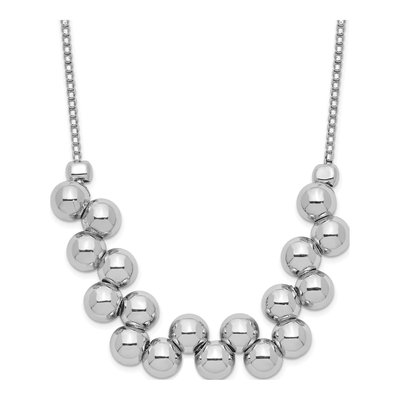 Sterling Silver Offset Necklace