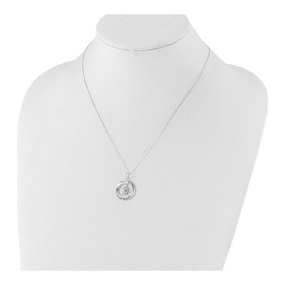 Sterling Silver 'you Are My Sunshine' Sun Pendant Necklace – view 5
