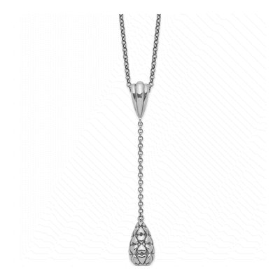 Sterling Silver Hearts Dangle Necklace
