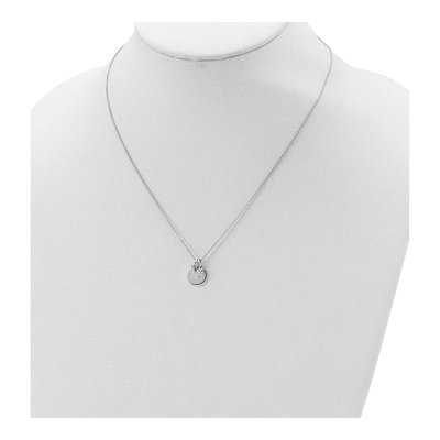 Sterling Silver CZ Pendant Necklace – view 5