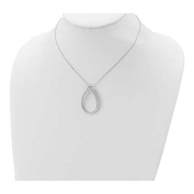 Sterling Silver CZ Micro Pave Necklace – view 5